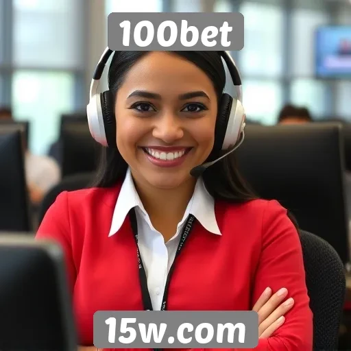 Apoio ao cliente oferecido pela 100bet